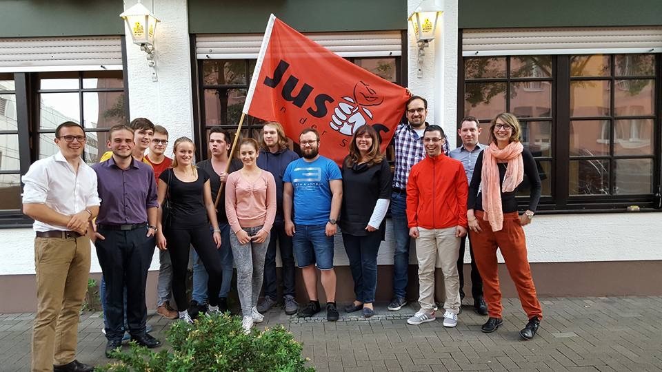 Jutta Steinruck und die Jusos Ludwigshafen